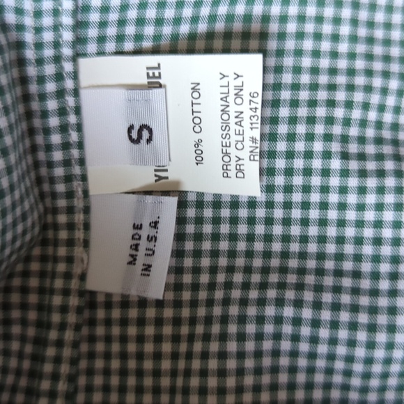 Yigal Azrouel Panel Cotton Button Down Long Sleeve Shirt USA Israel S M - Picture 8 of 9